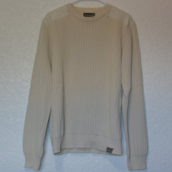Mens Nautica Jeans Cream Sweater Size XL (100% cotton) - Picture 1 of 4